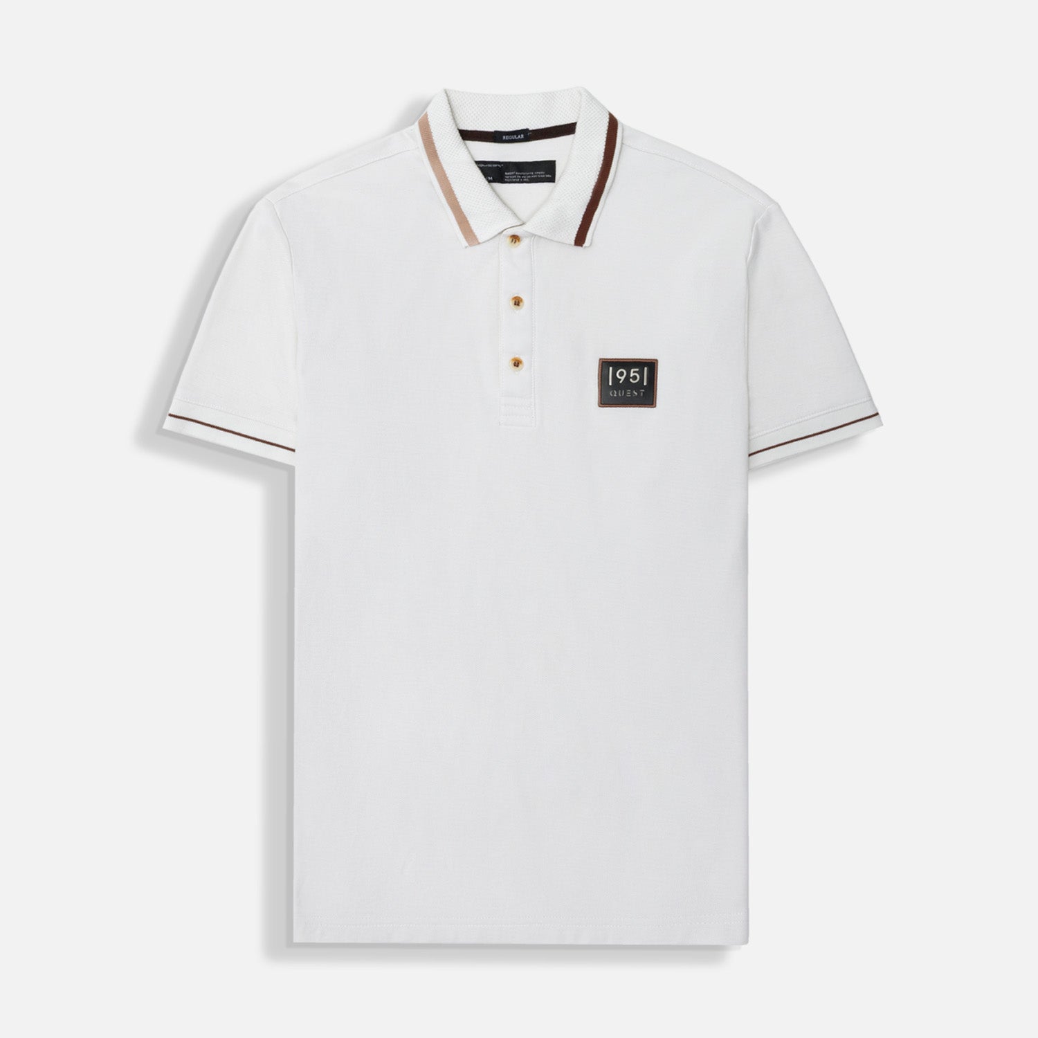 POLO MANGA CORTA COLOR IVORY
