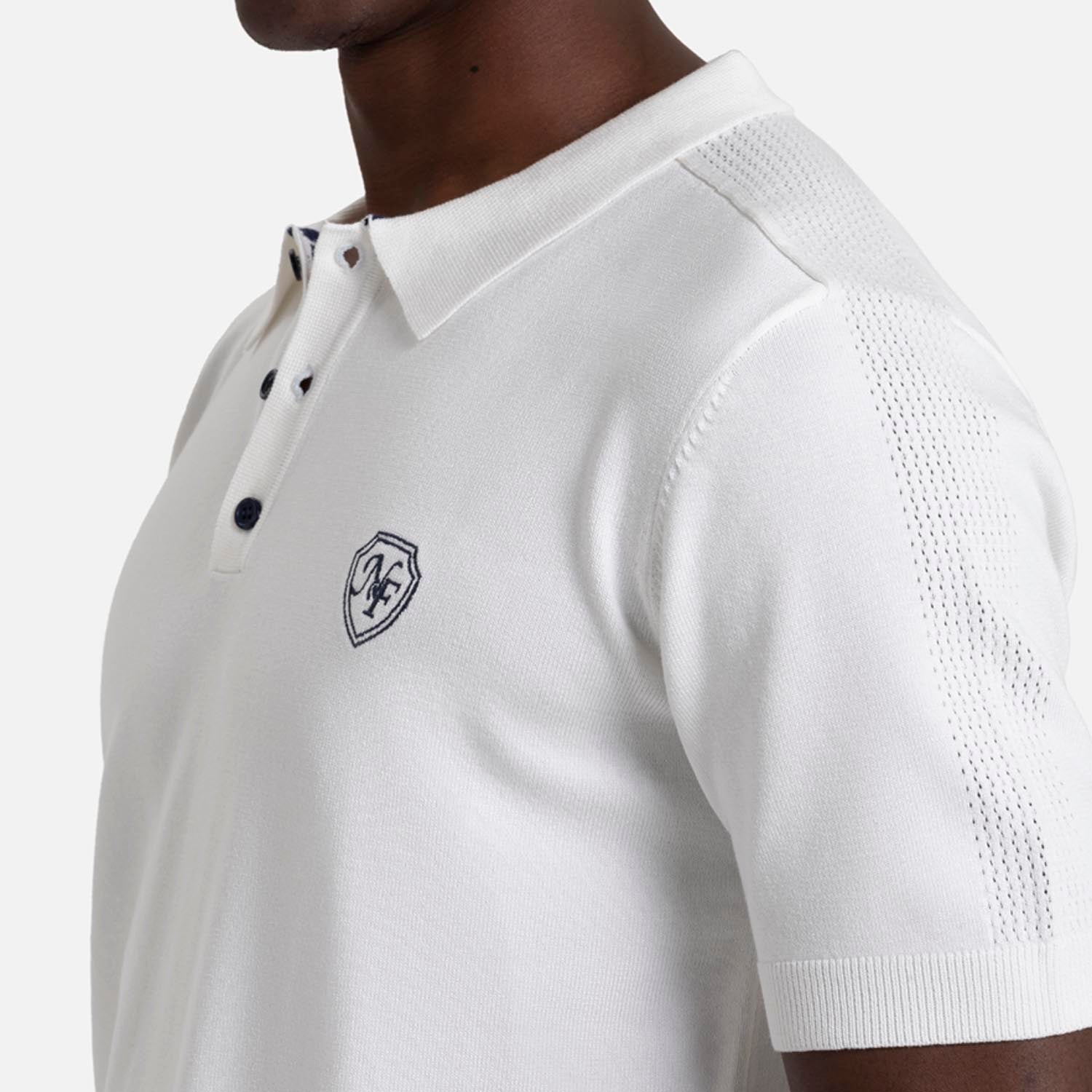POLO MANGA CORTA COLOR IVORY