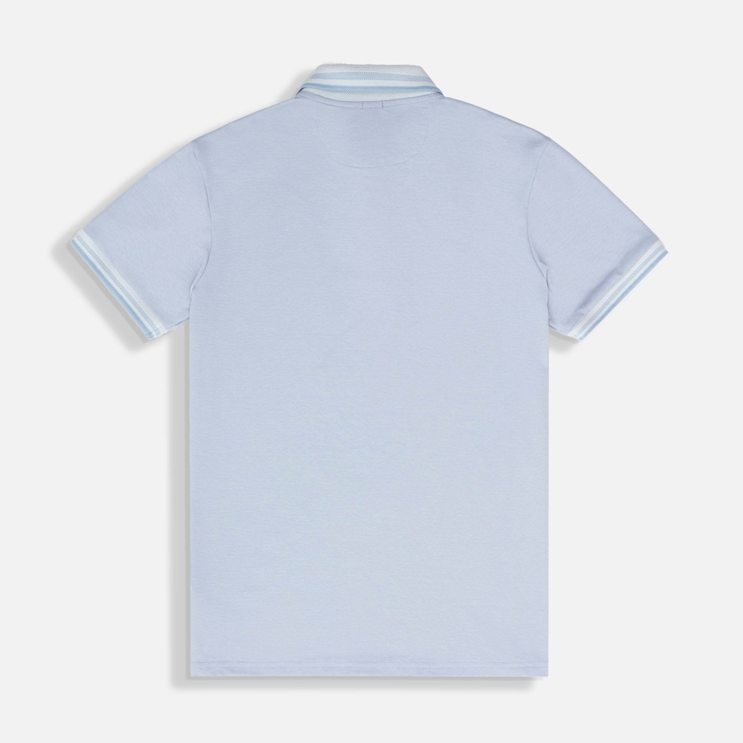POLO MANGA LARGA COLOR AZUL CHAMBRAY