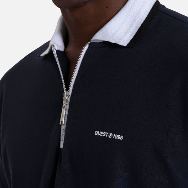 POLO MANGA CORTA COLOR AZUL OSCURO