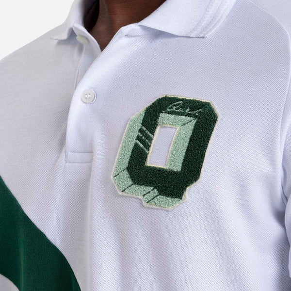 POLO MANGA CORTA COLOR BLANCO OPTICO