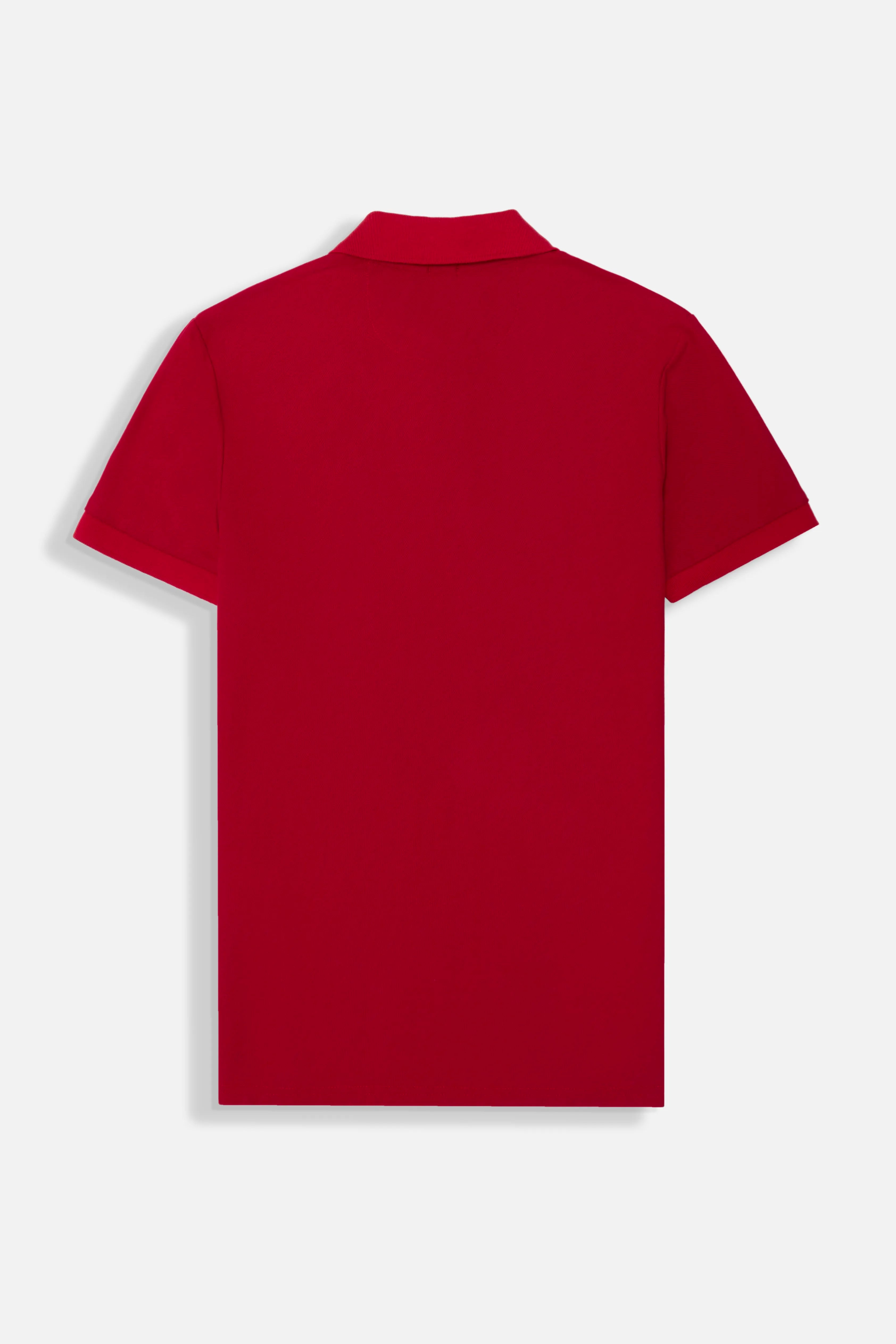 POLO MANGA CORTA COLOR ROJO