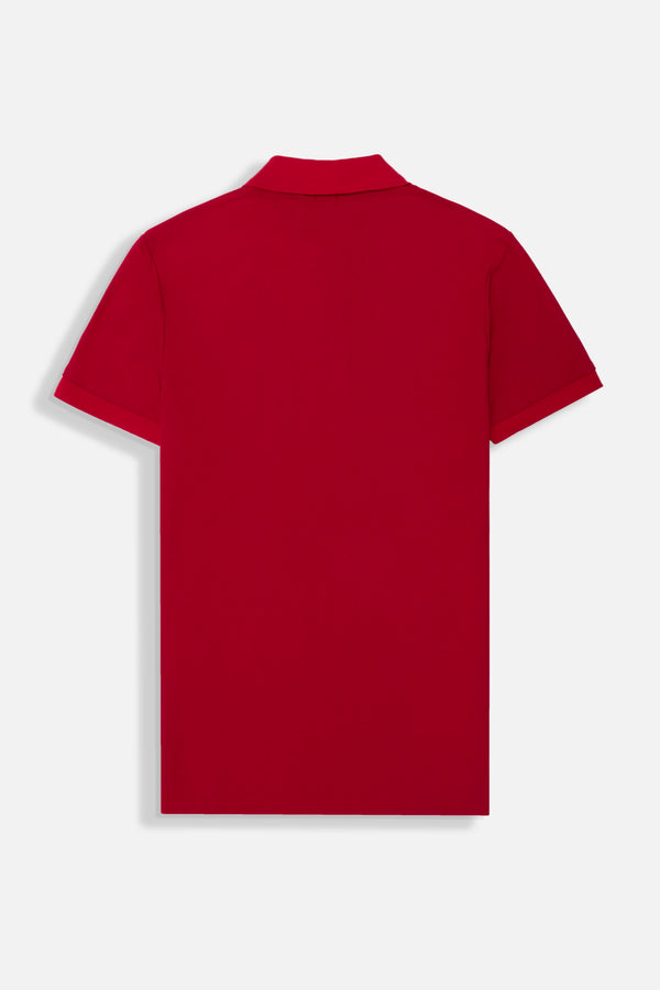 POLO MANGA CORTA COLOR ROJO
