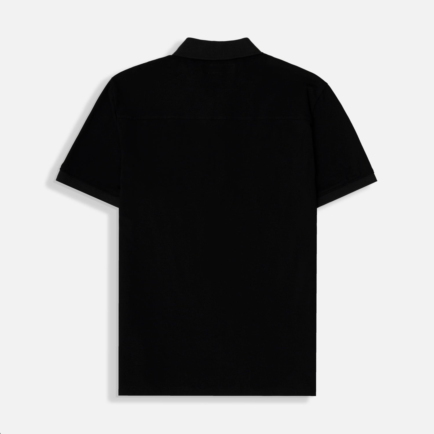 POLO MANGA CORTA COLOR NEGRO