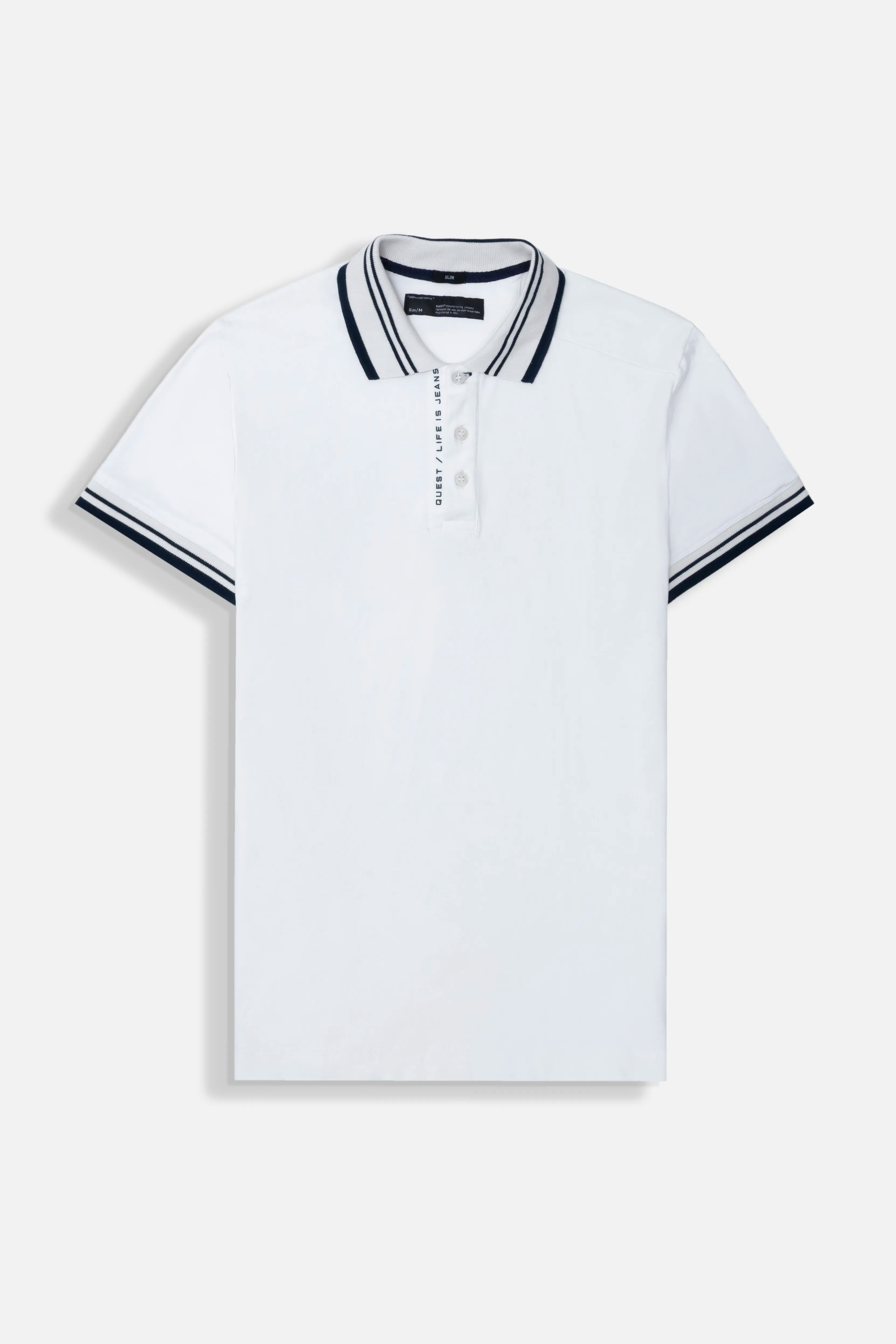 POLO MANGA CORTA COLOR IVORY