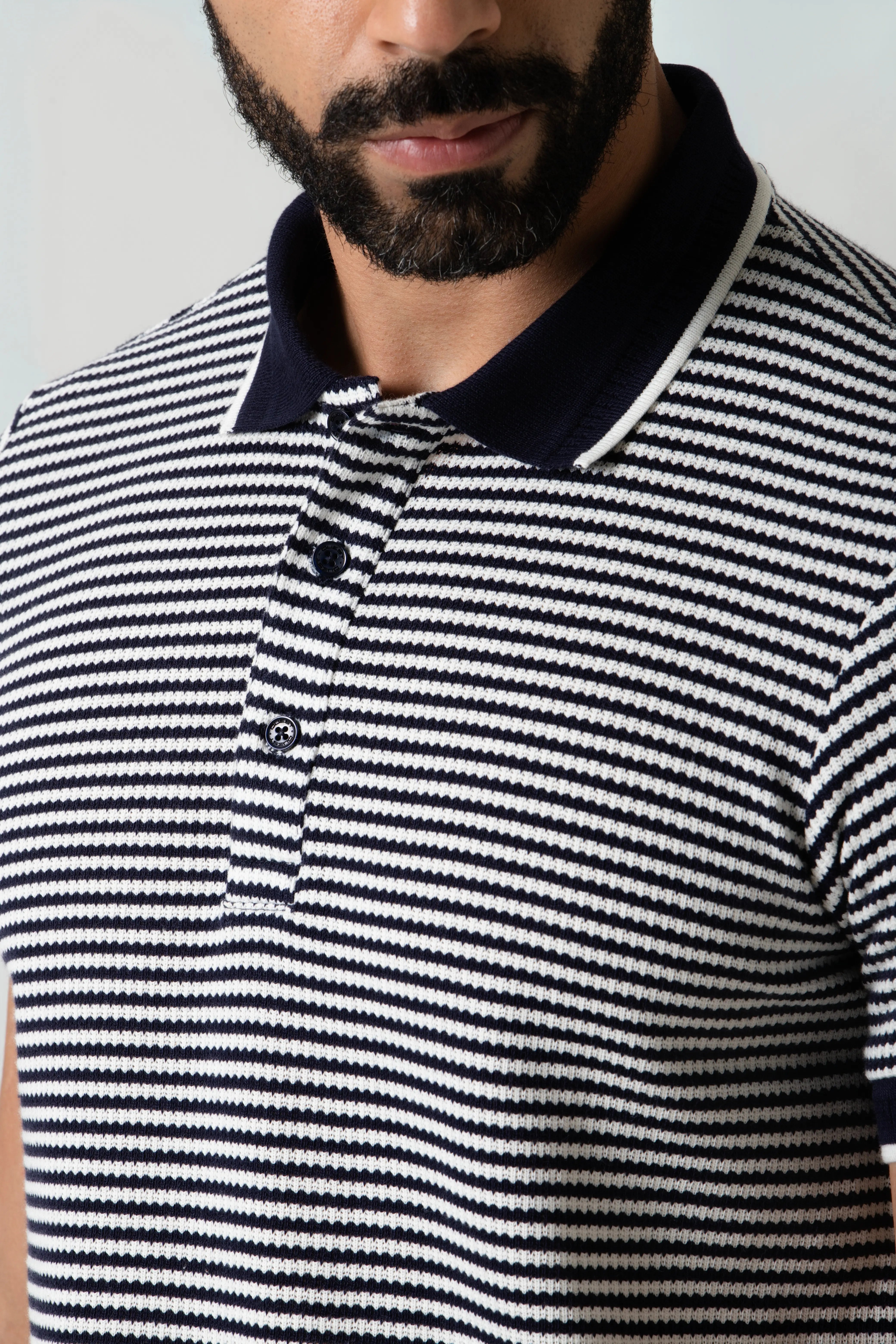 POLO MANGA CORTA COLOR AZUL OSCURO