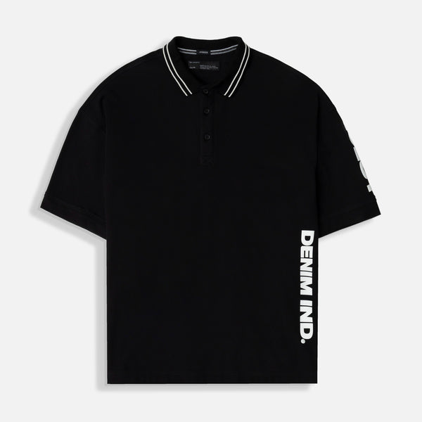 POLO MANGA CORTA COLOR NEGRO