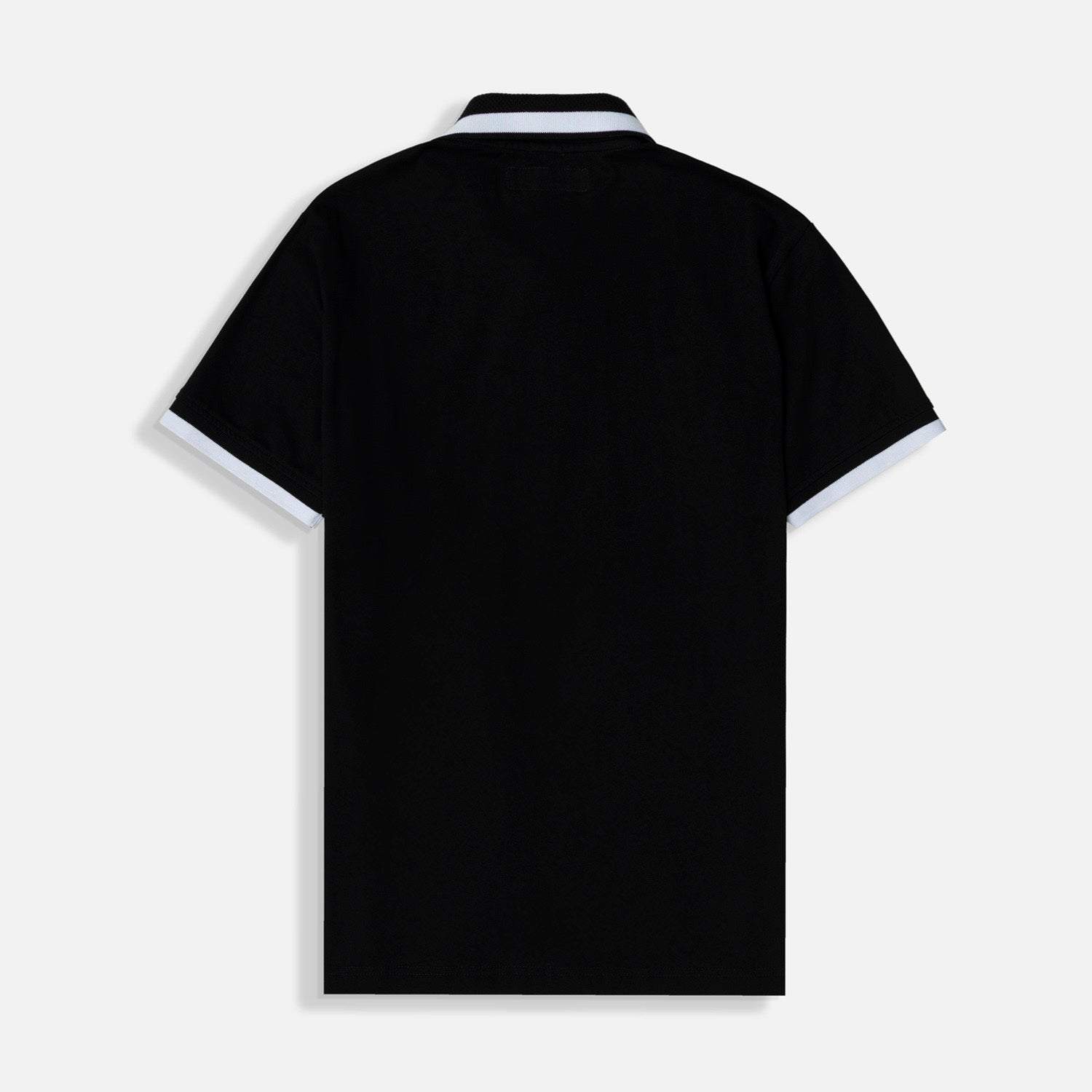 POLO MANGA CORTA COLOR NEGRO