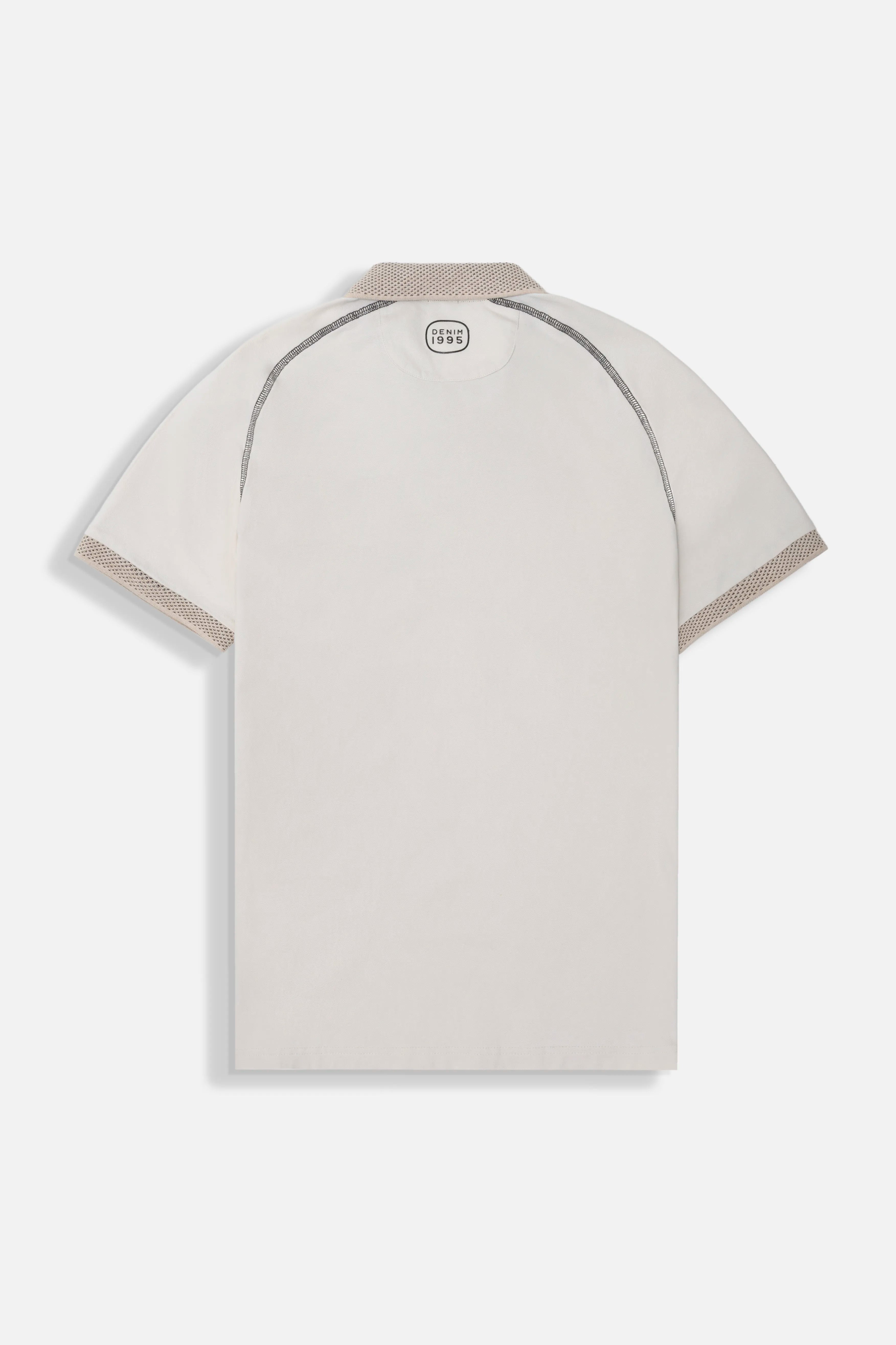 POLO MANGA CORTA COLOR WHITECAP GRAY