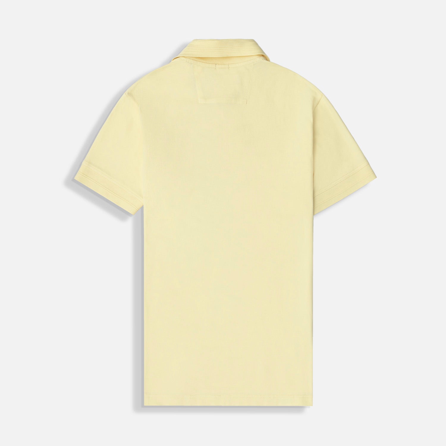 POLO MANGA CORTA COLOR BANANA PALIDO