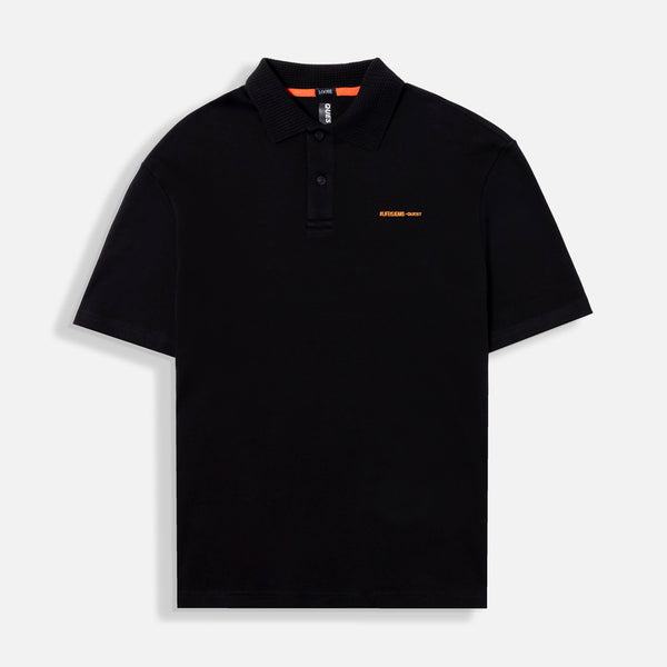 POLO MANGA CORTA COLOR NEGRO