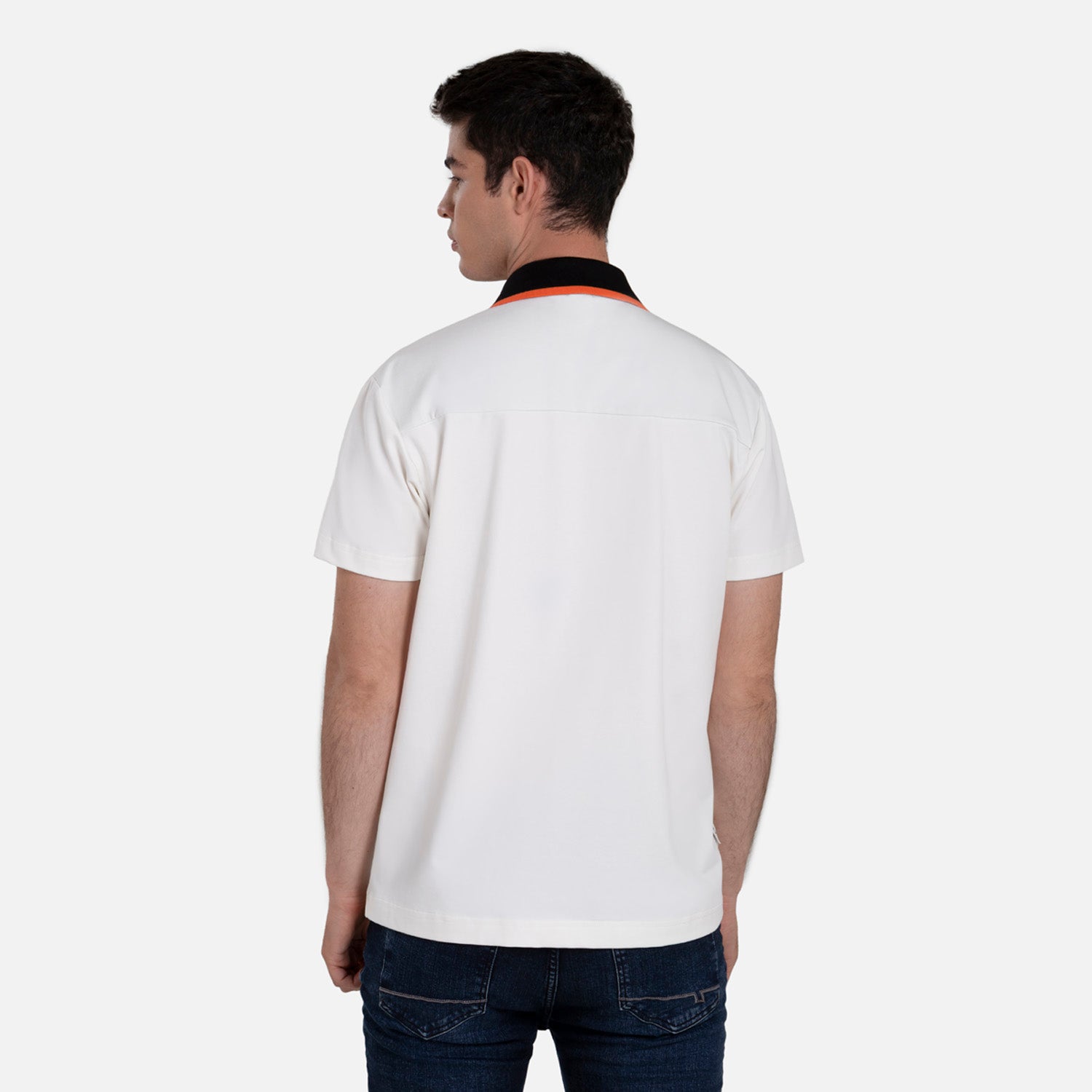 POLO MANGA CORTA COLOR IVORY