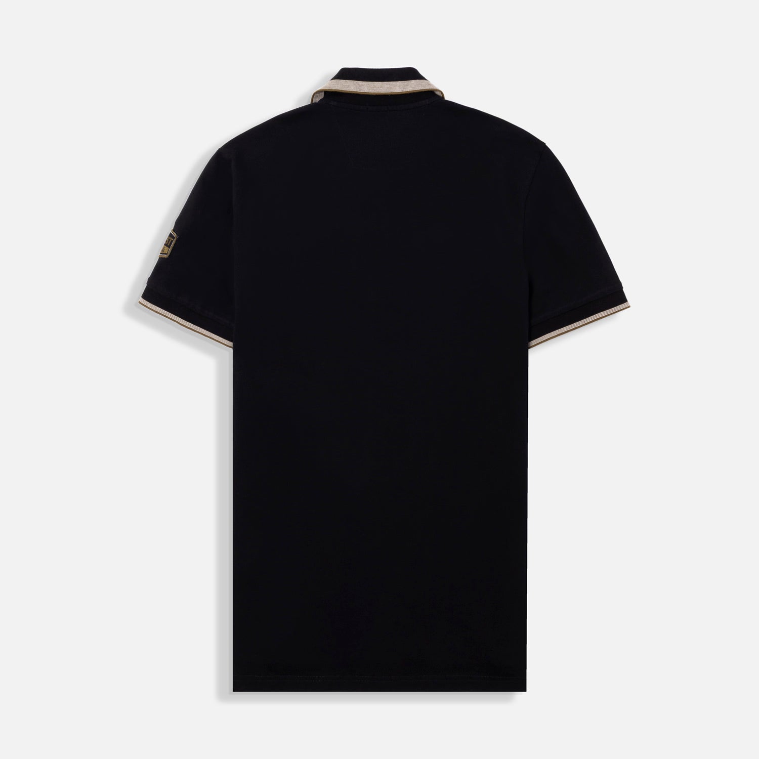POLO MANGA CORTA COLOR NEGRO