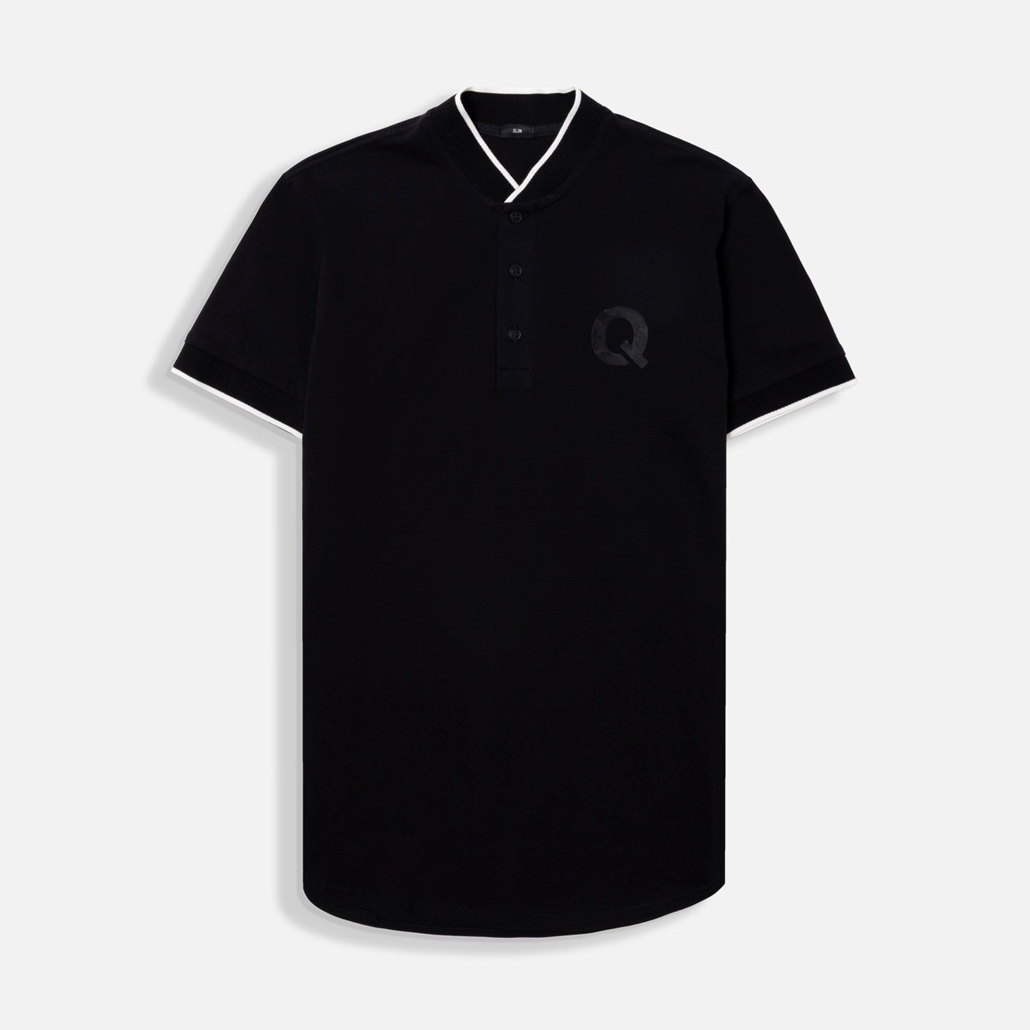 POLO MANGA CORTA COLOR NEGRO