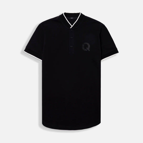 POLO MANGA CORTA COLOR NEGRO