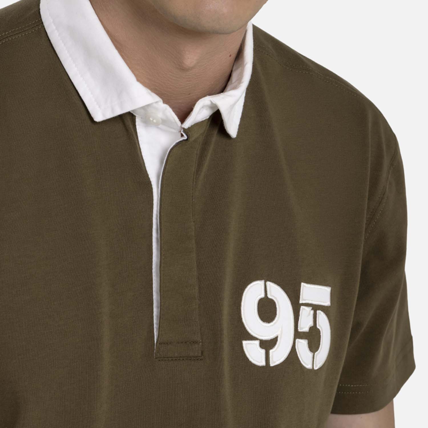 POLO MANGA CORTA COLOR DARK OLIVA