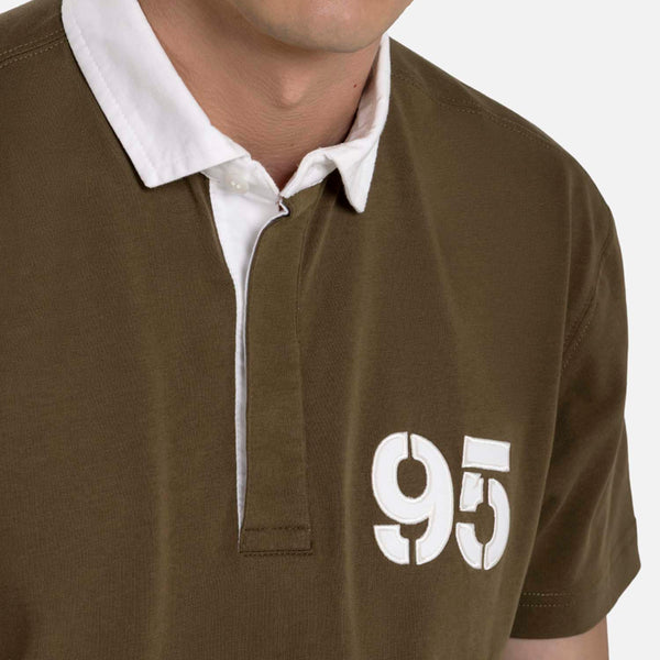 POLO MANGA CORTA COLOR DARK OLIVA