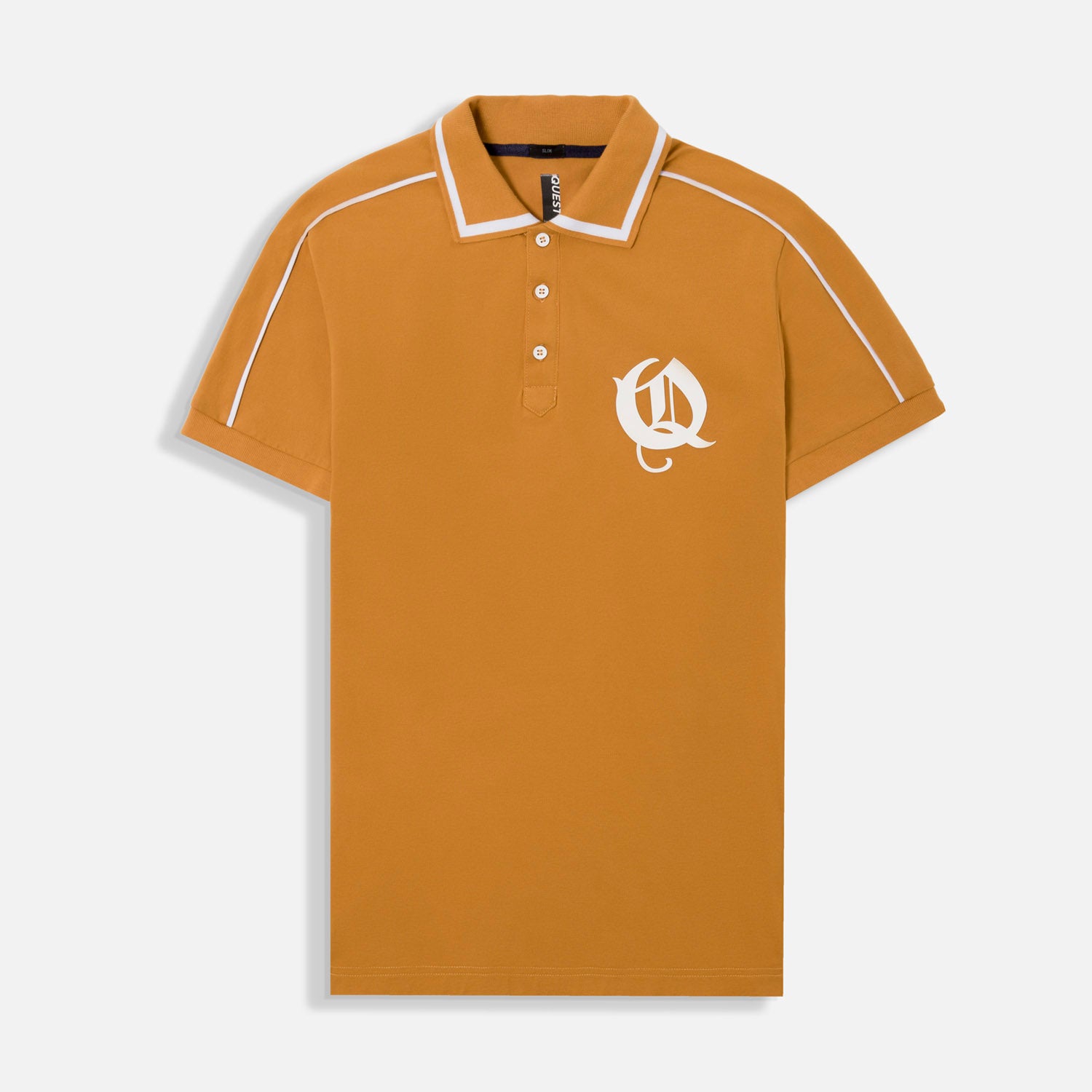 POLO MANGA CORTA COLOR MOSTAZA