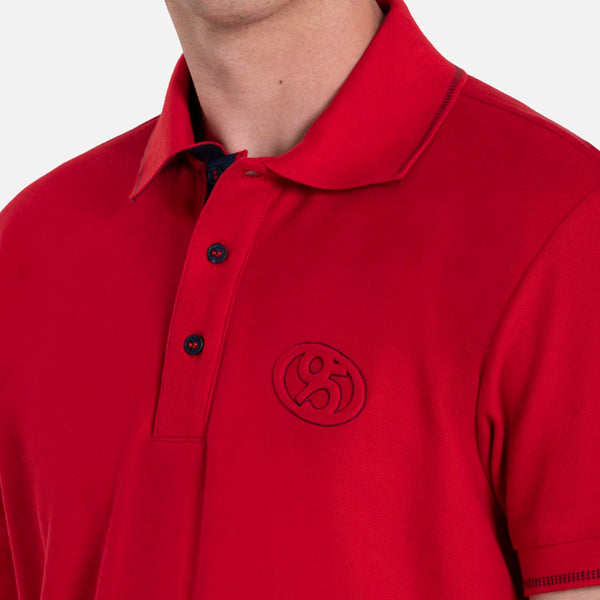 POLO MANGA CORTA COLOR ROJO