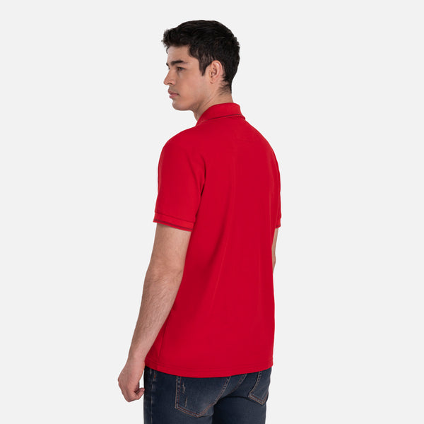 POLO MANGA CORTA COLOR ROJO