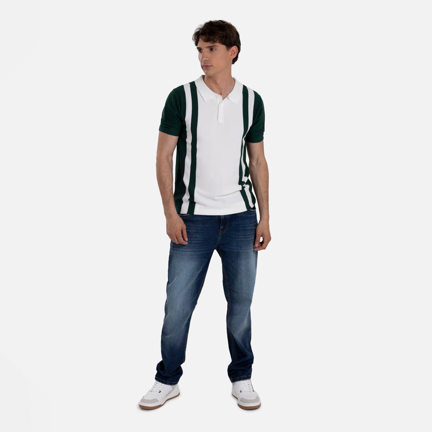 POLO MANGA CORTA COLOR IVORY