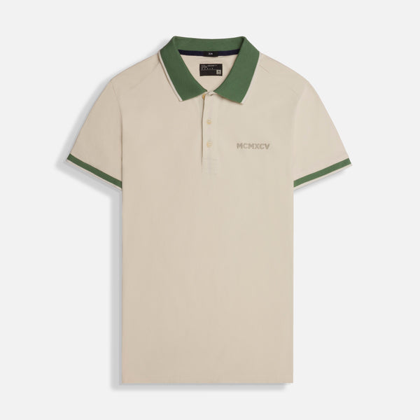 POLO MANGA CORTA COLOR WHITECAP GRAY