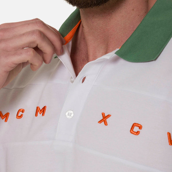 POLO MANGA CORTA COLOR BLANCO OPTICO