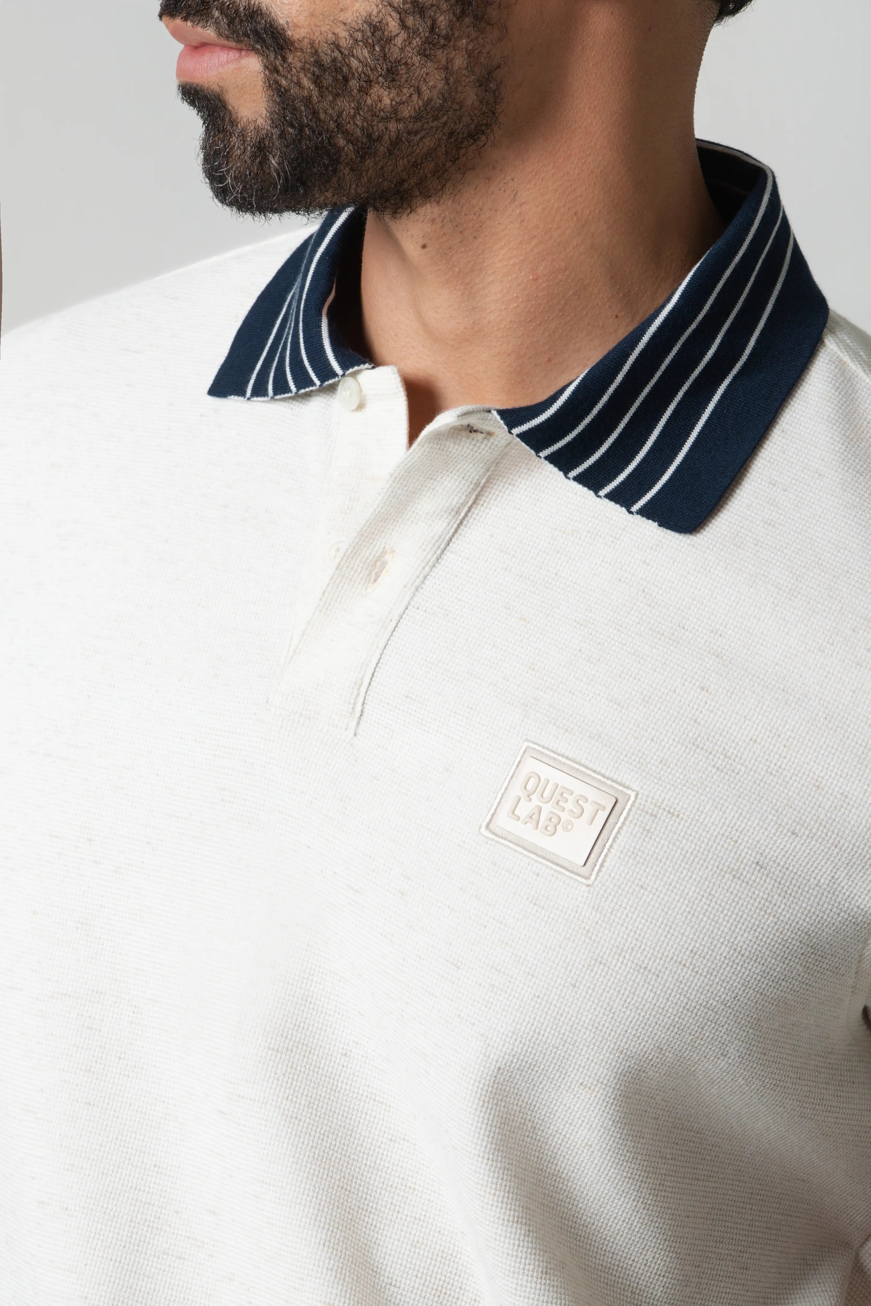 POLO MANGA CORTA COLOR CRUDO