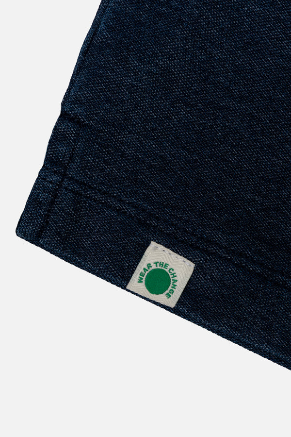 POLO MANGA CORTA COLOR AZUL INDIGO
