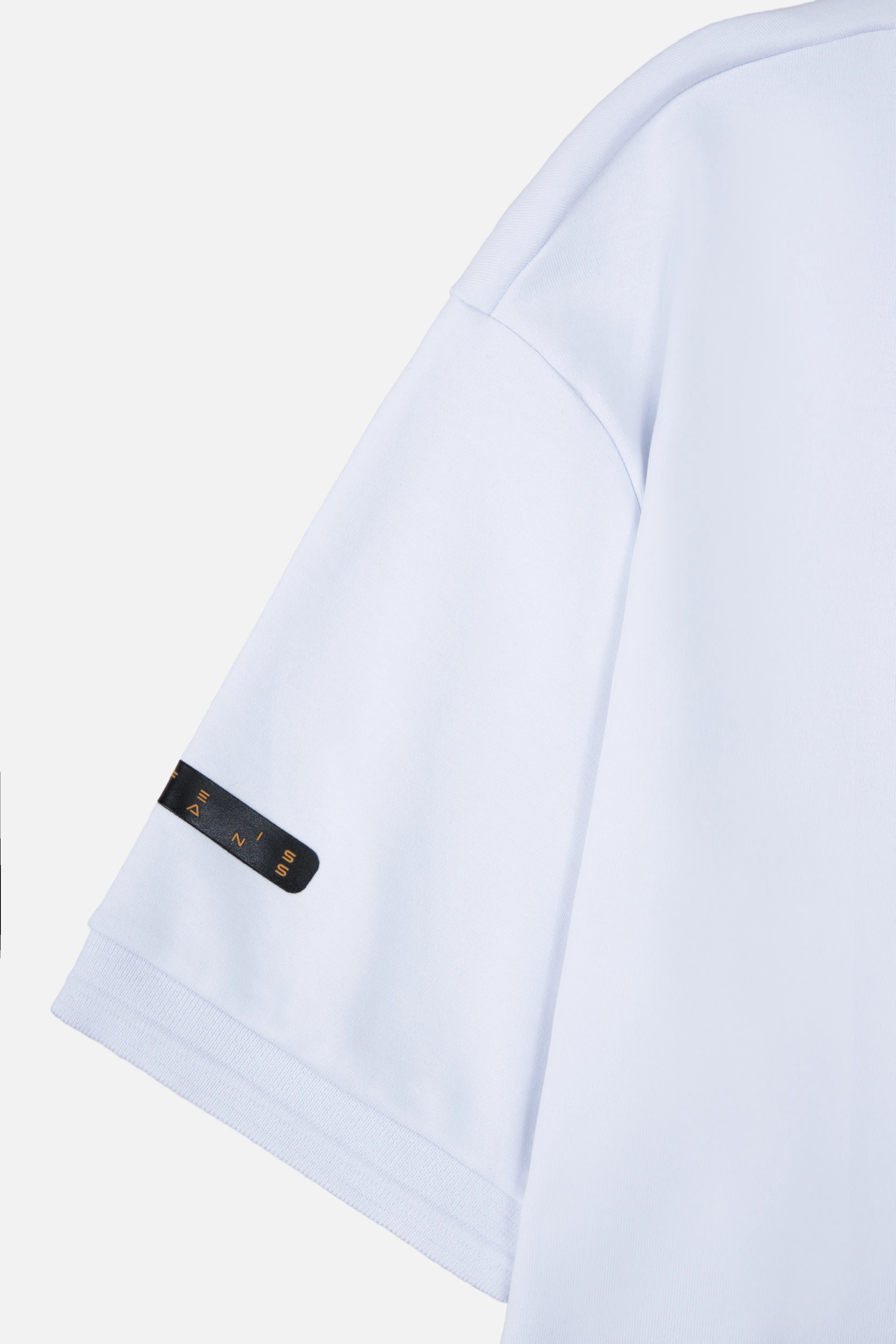 POLO MANGA CORTA COLOR BLANCO OPTICO