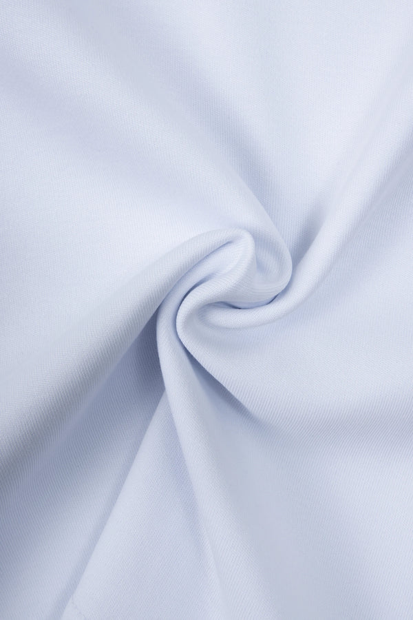 POLO MANGA CORTA COLOR BLANCO OPTICO