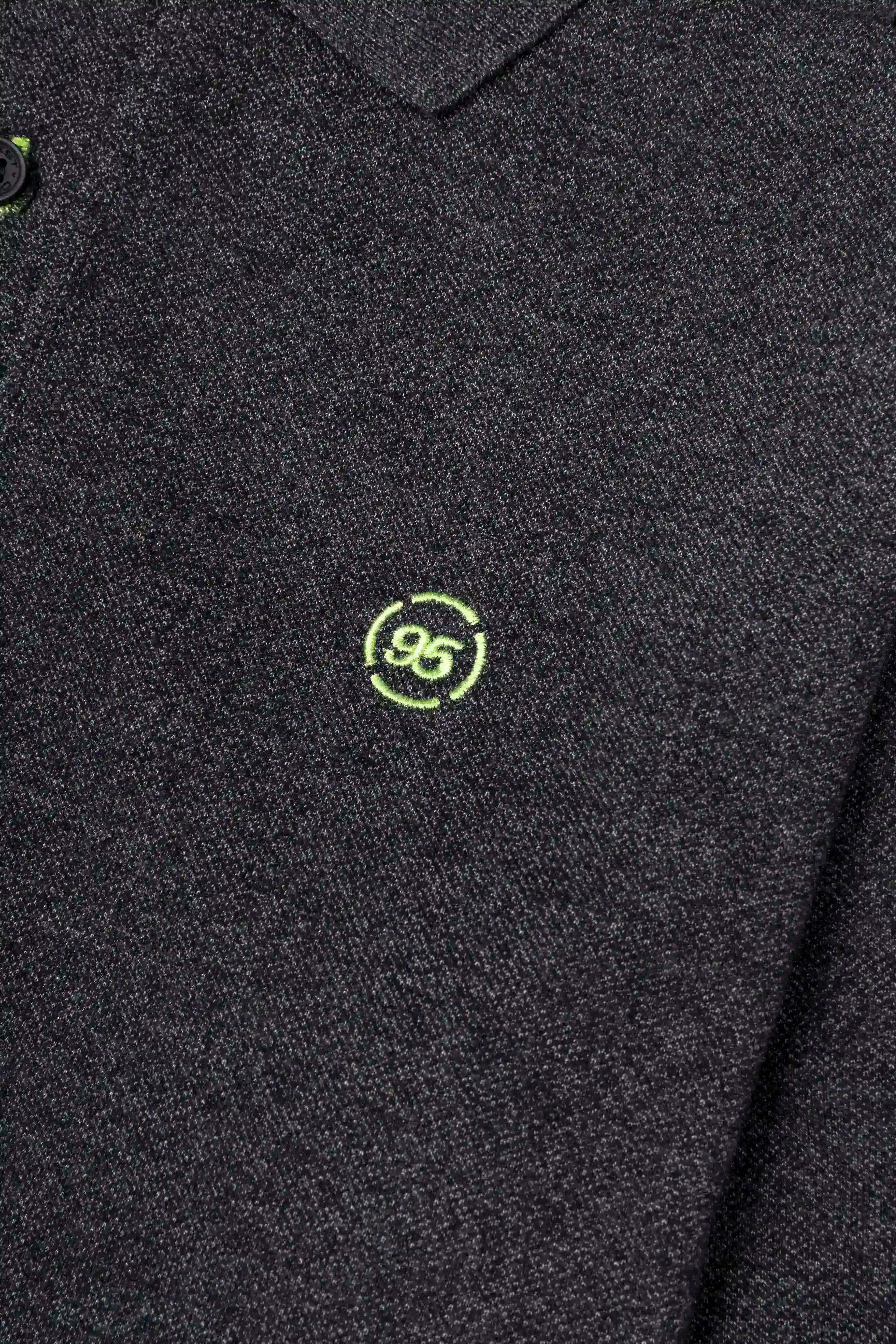 POLO MANGA CORTA COLOR NEGRO