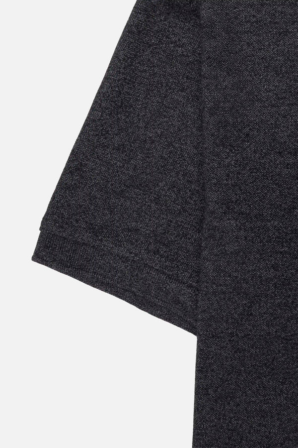 POLO MANGA CORTA COLOR NEGRO