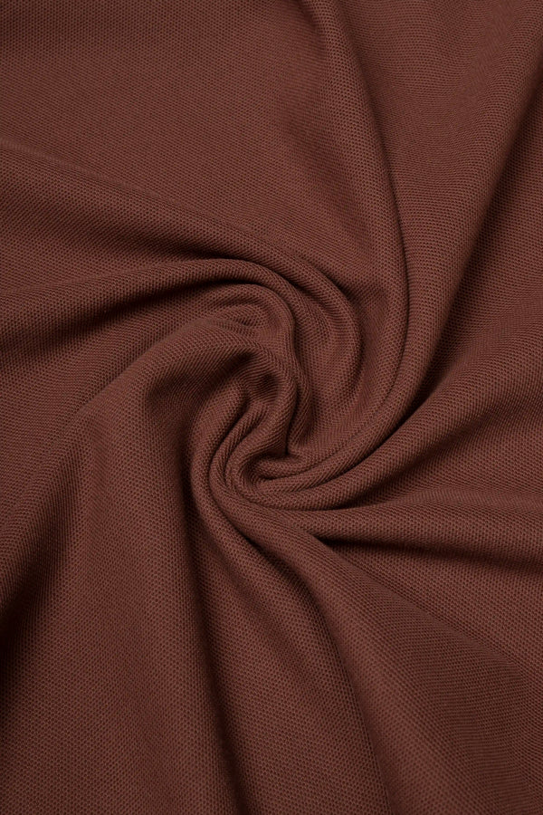 POLO MANGA CORTA COLOR BRUNETTE