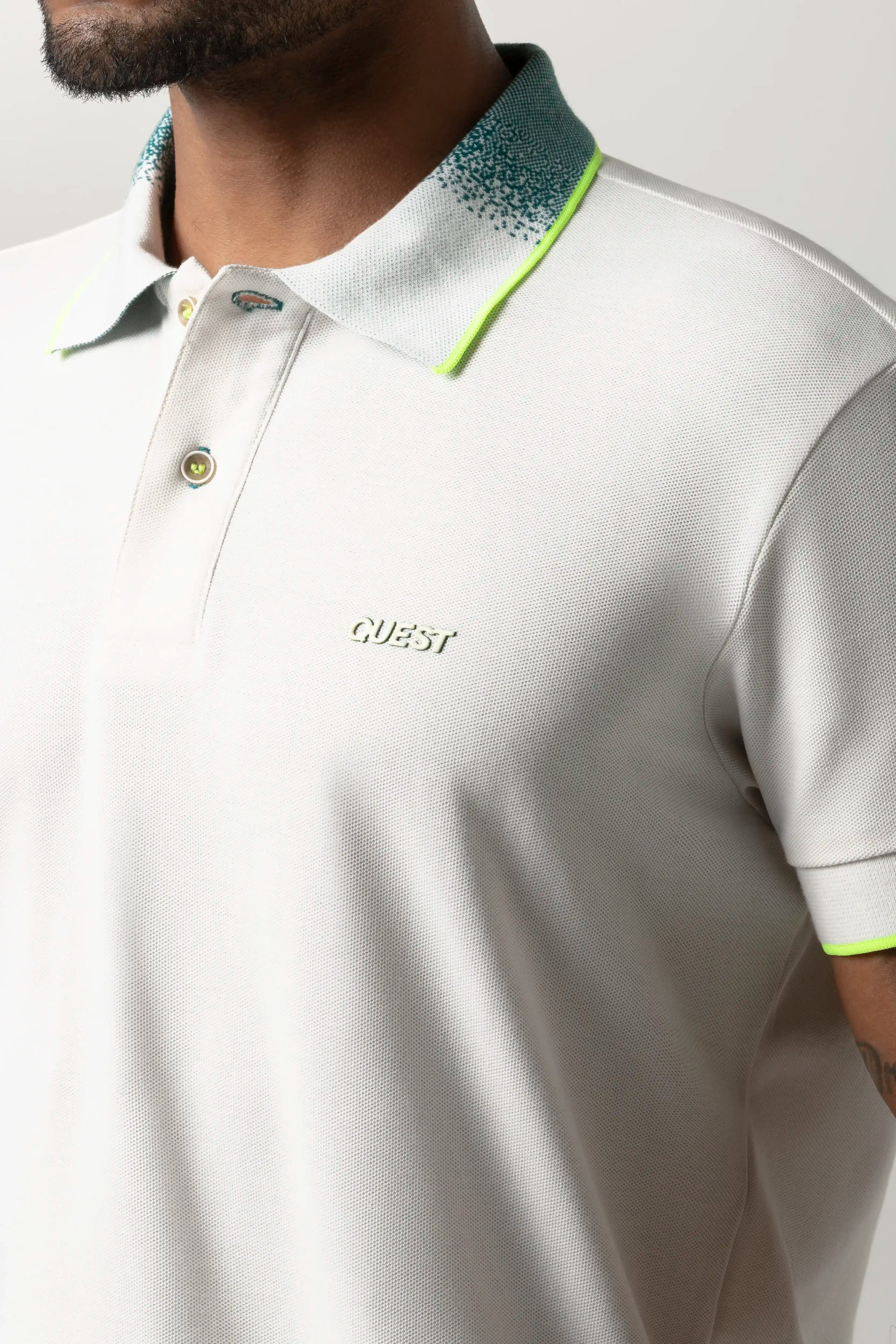 POLO MANGA CORTA COLOR IVORY