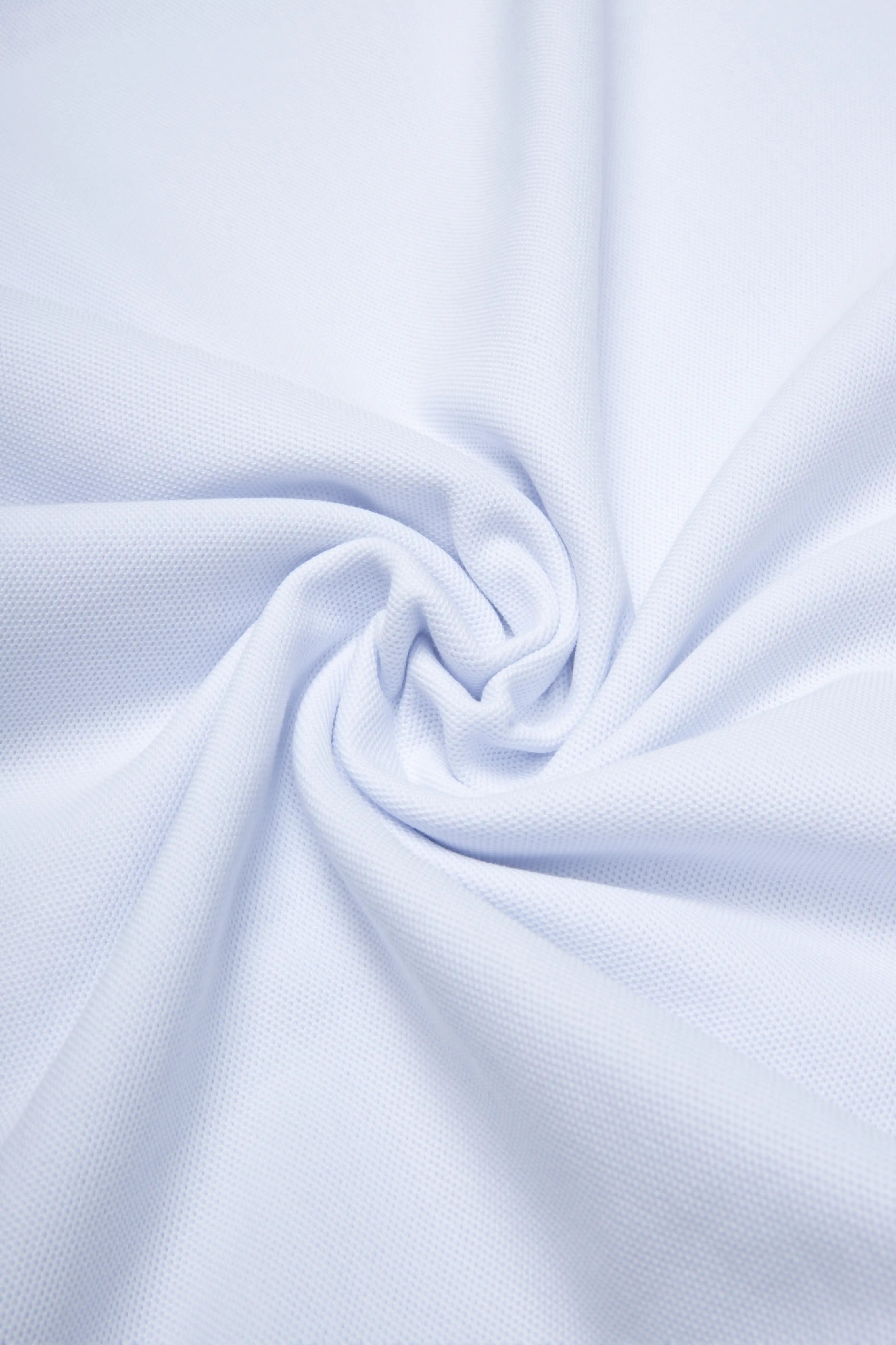 POLO MANGA CORTA COLOR BLANCO OPTICO
