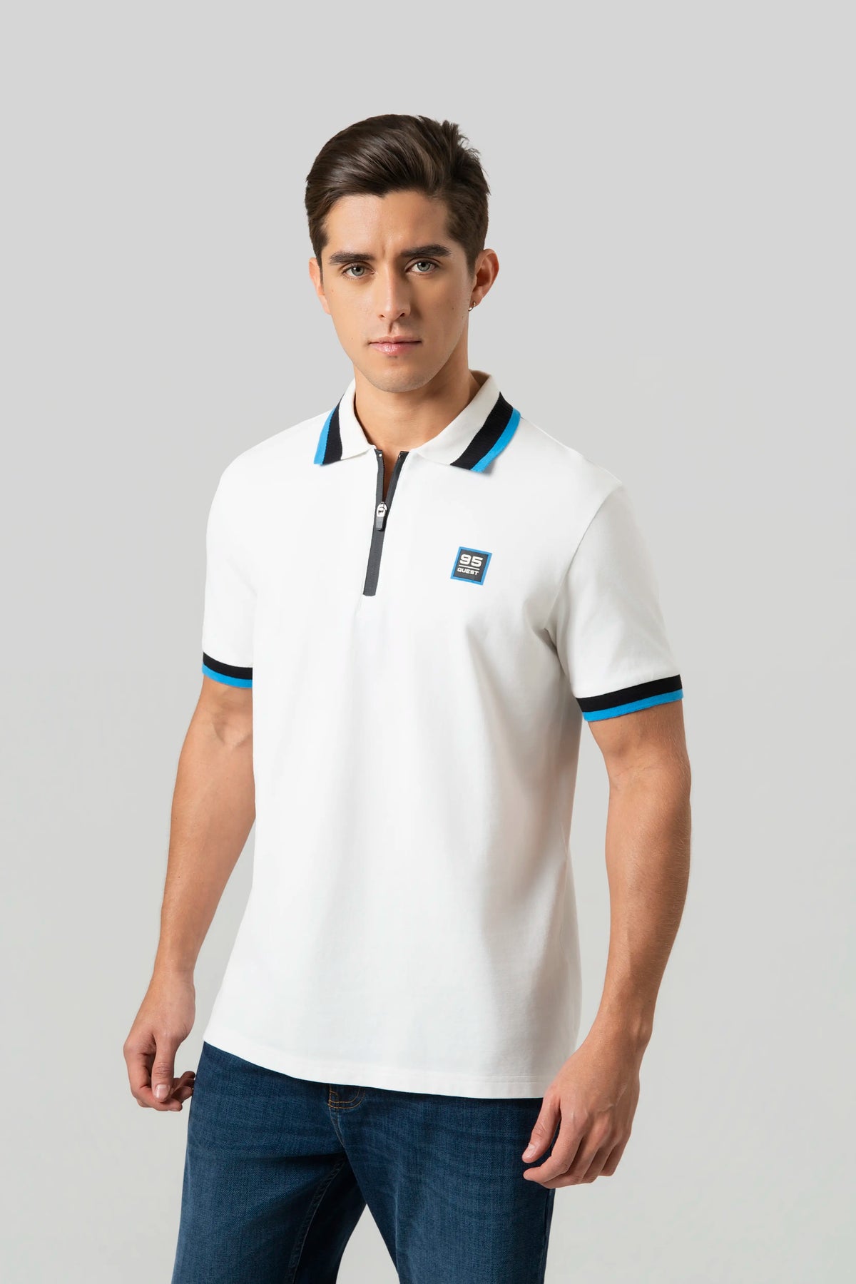 POLO MANGA CORTA COLOR IVORY