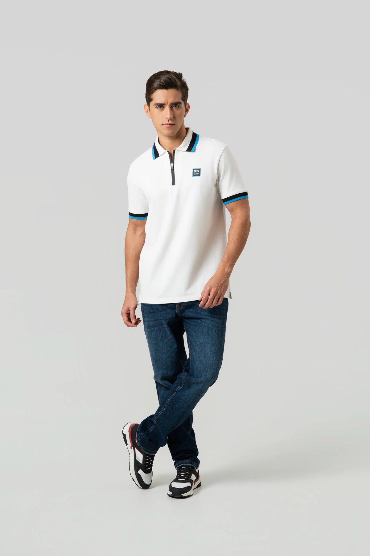 POLO MANGA CORTA COLOR IVORY