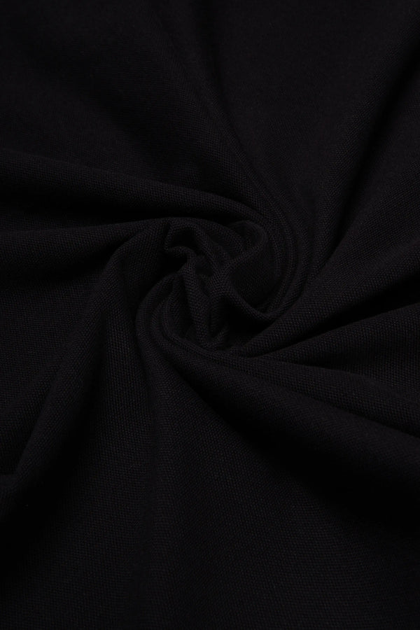 POLO MANGA CORTA COLOR NEGRO