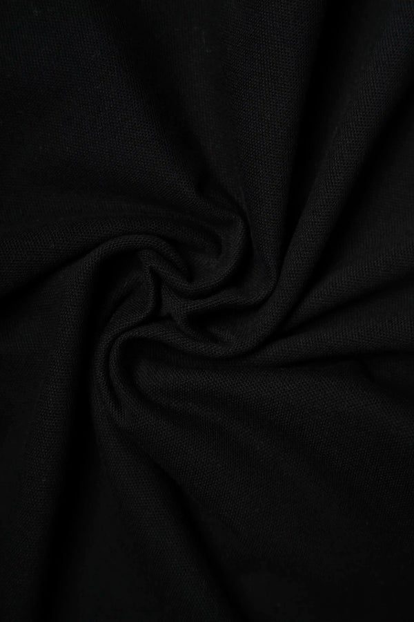 POLO MANGA CORTA COLOR NEGRO