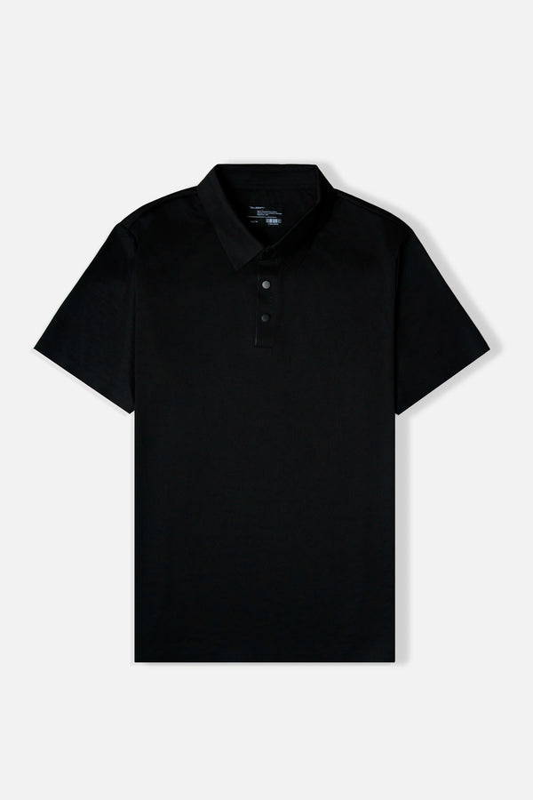 POLO MANGA CORTA COLOR NEGRO