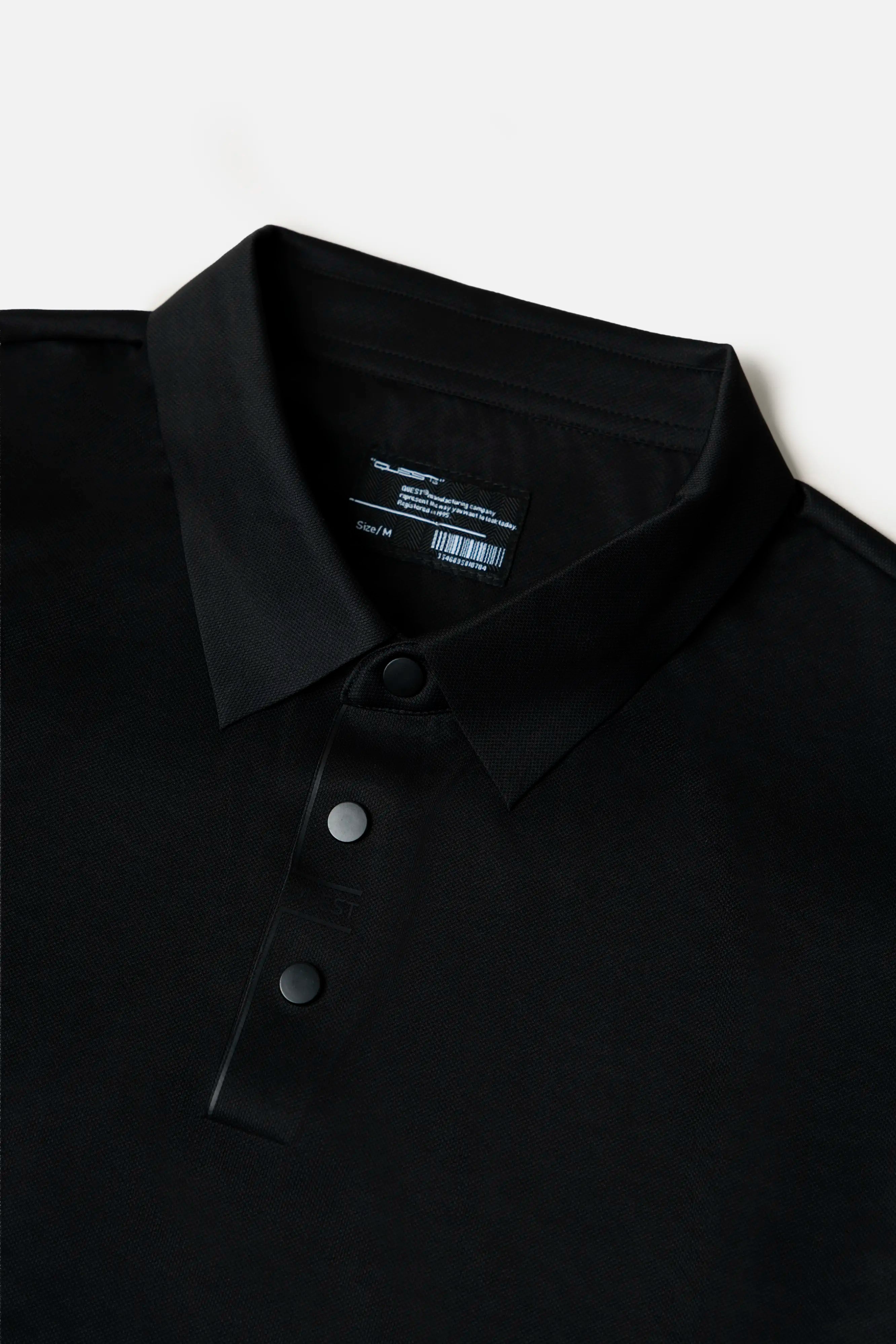 POLO MANGA CORTA COLOR NEGRO