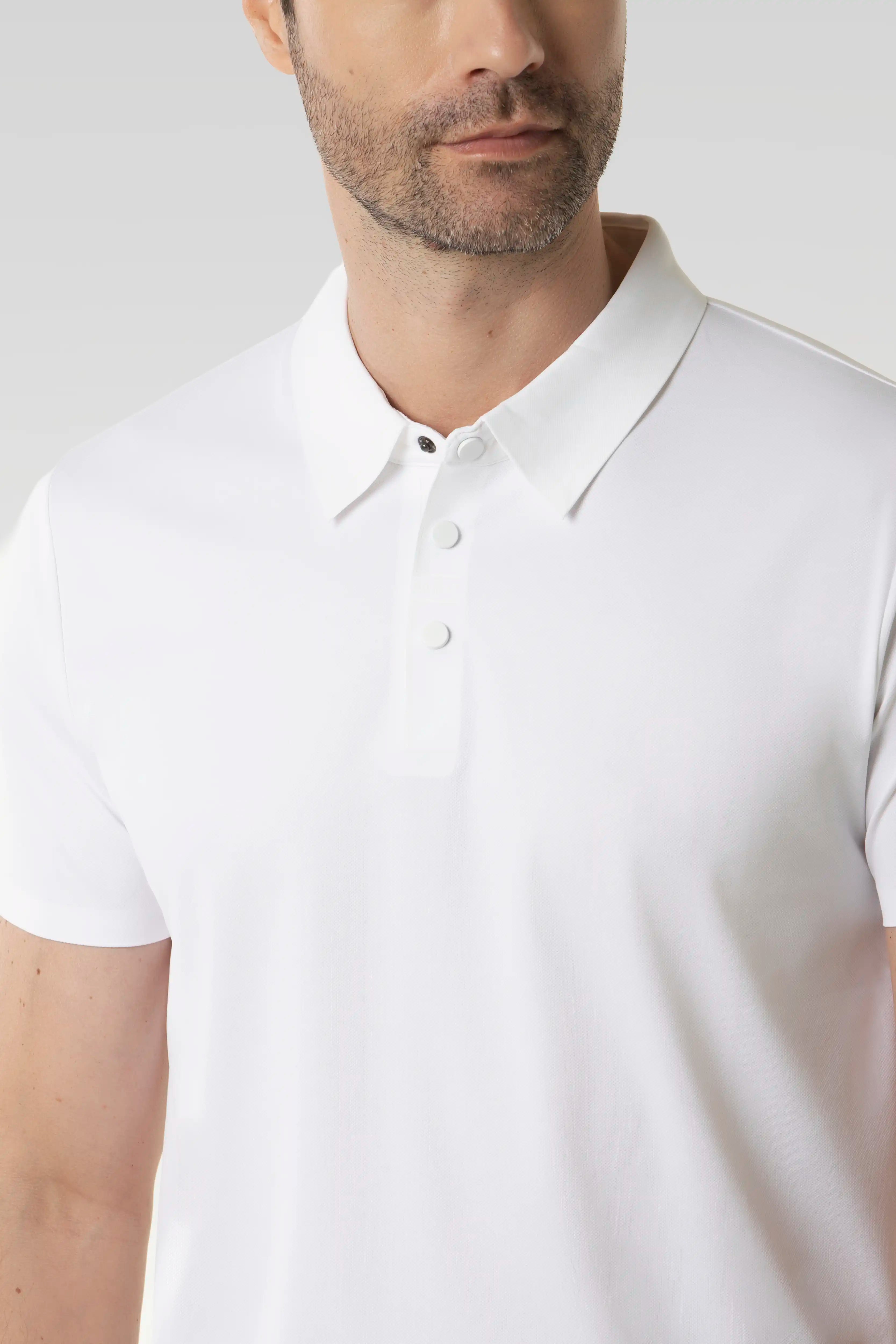 POLO MANGA CORTA COLOR IVORY