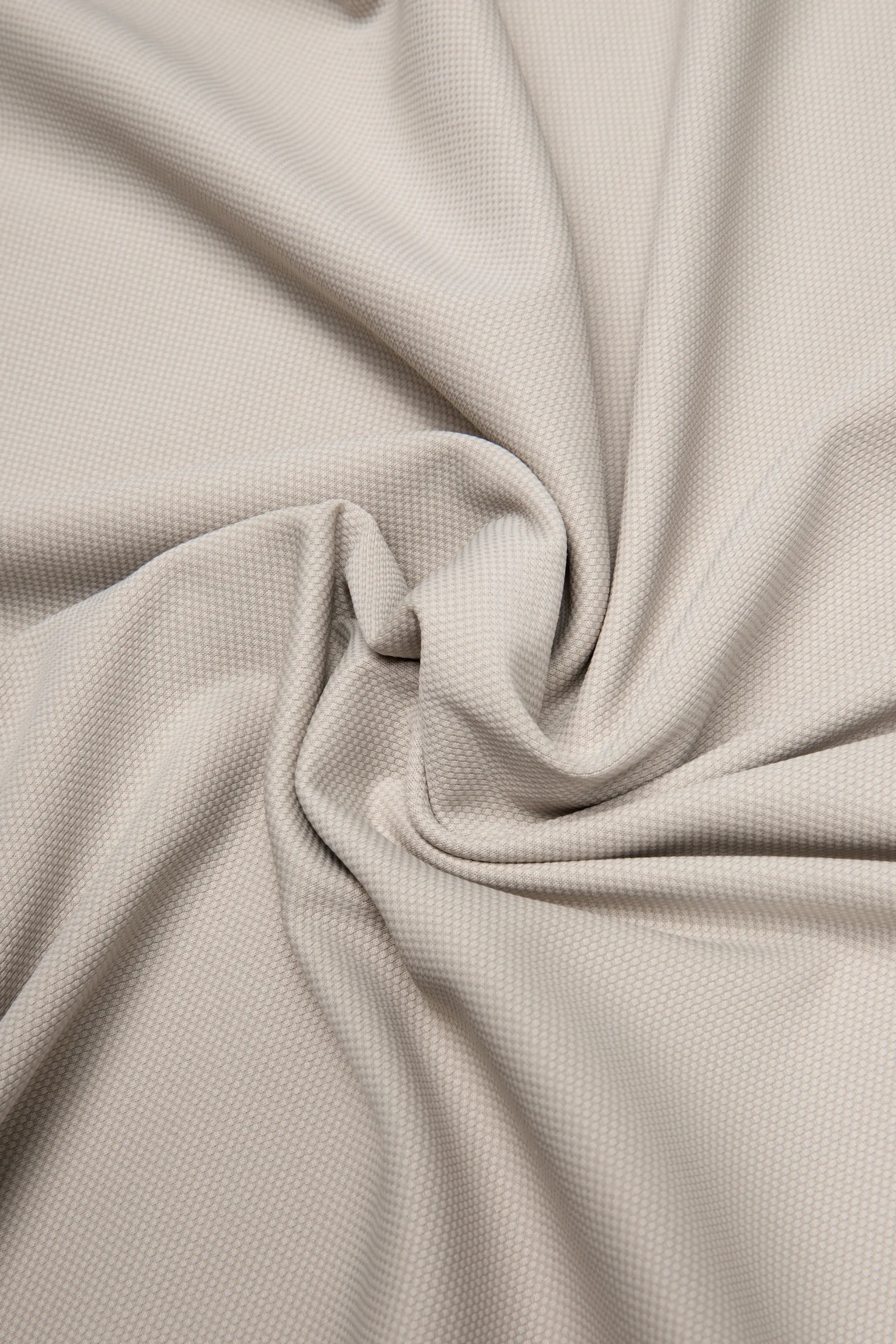 POLO MANGA CORTA COLOR WHITECAP GRAY