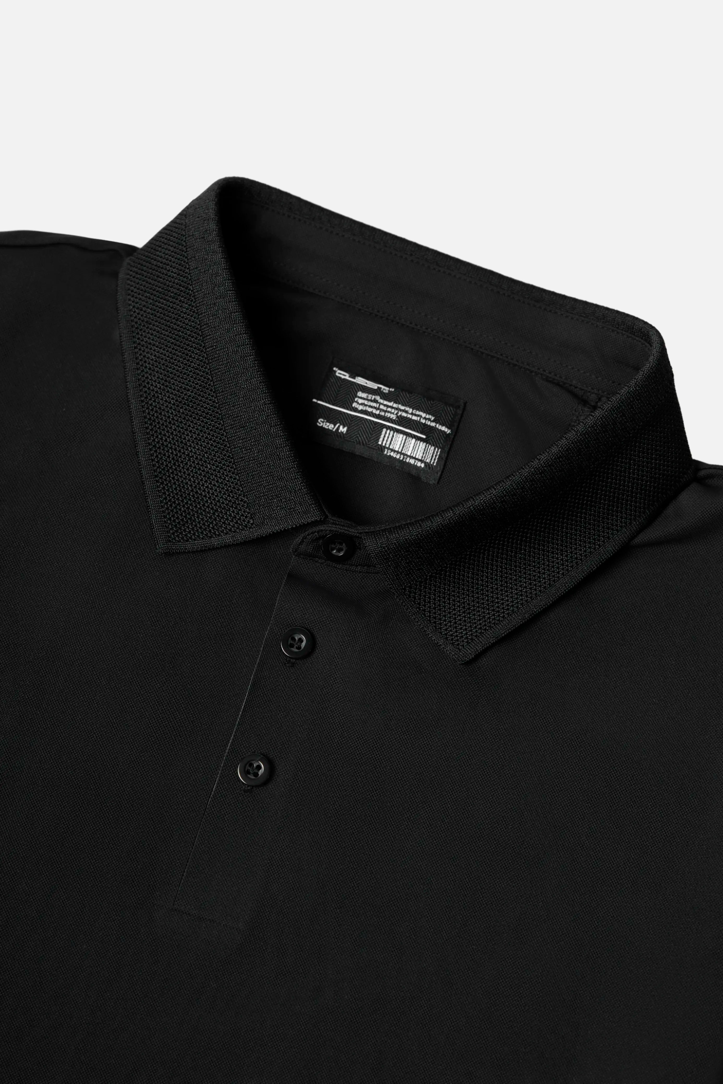 POLO MANGA CORTA COLOR NEGRO