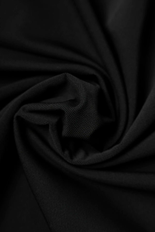 POLO MANGA CORTA COLOR NEGRO