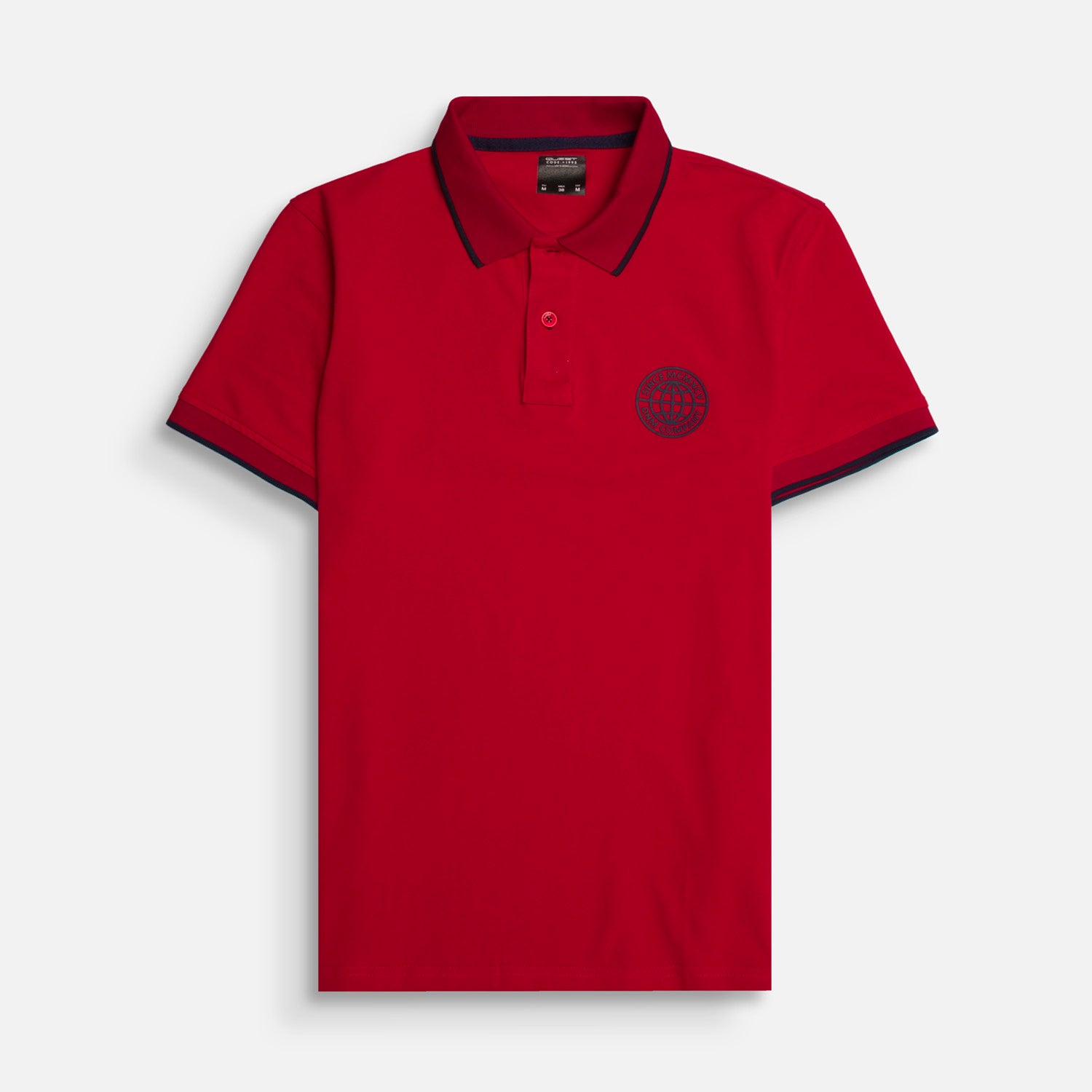 POLO MANGA CORTA COLOR ROJO