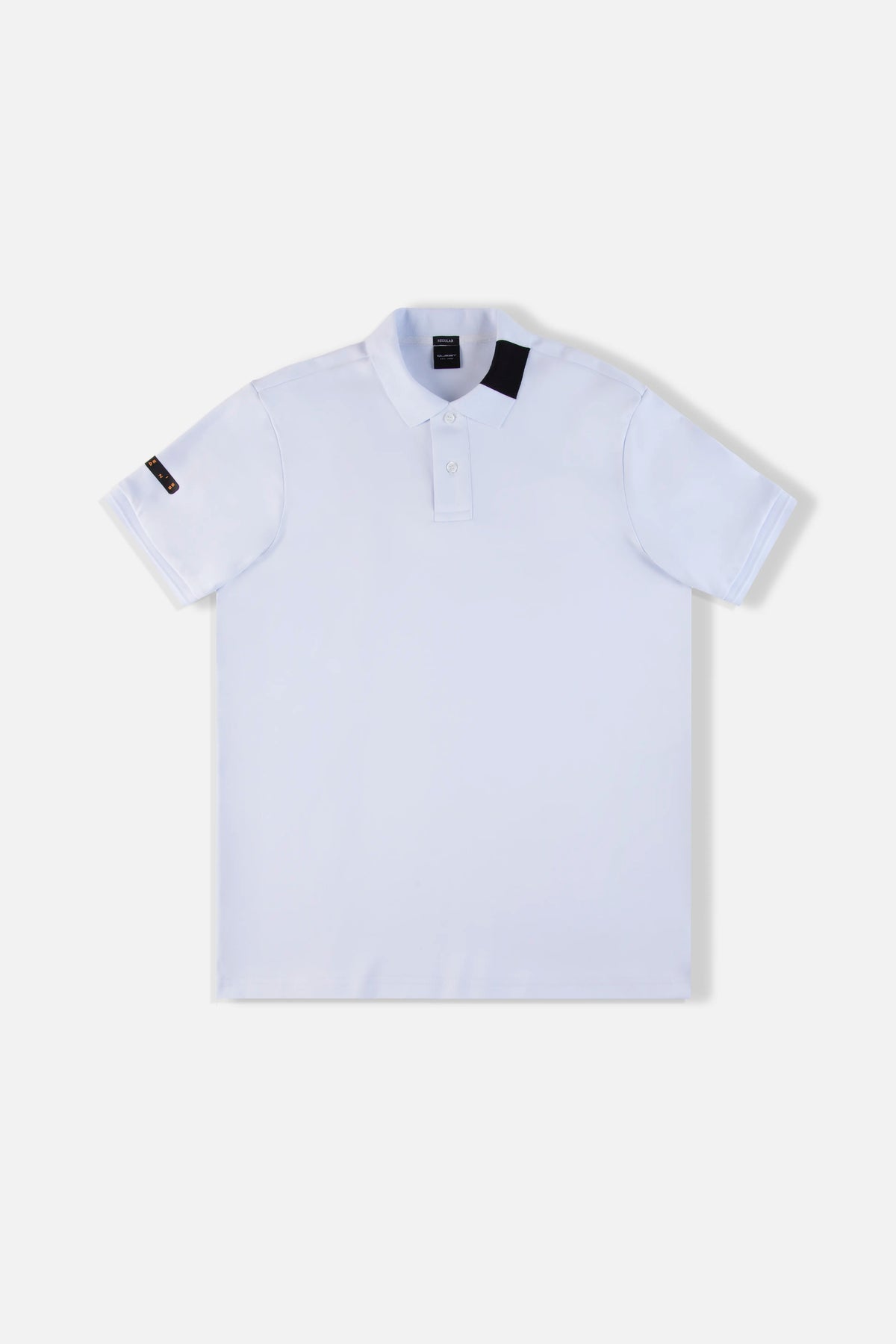POLO MANGA CORTA COLOR BLANCO OPTICO
