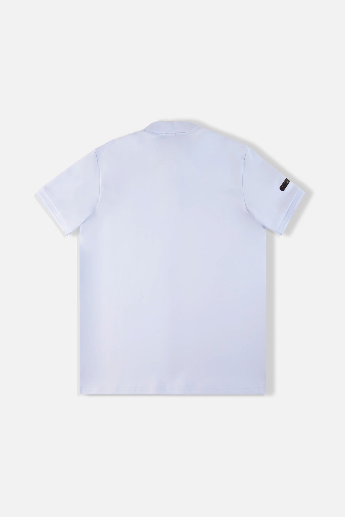 POLO MANGA CORTA COLOR BLANCO OPTICO
