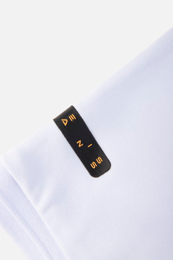 POLO MANGA CORTA COLOR BLANCO OPTICO